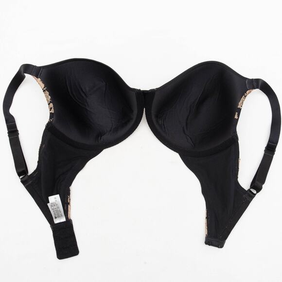 Wacoal Black Lace Opulence Contour Bra 853112 Size 32DD - Picture 5 of 10